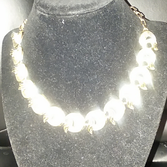 Gold Silver necklace - Picture 2 of 5